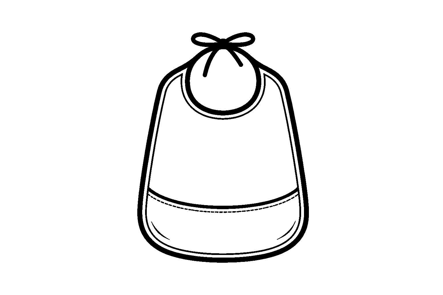 Bavoir collectivité. 