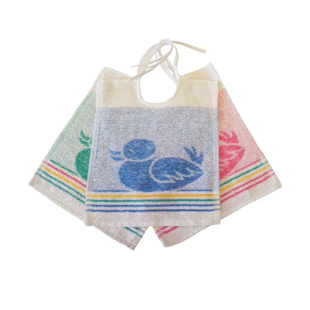 Bavoir Daffy - Lot de 6, coloris assortis