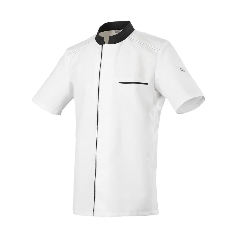 Veste de cuisinier à manches courtes - ABAX