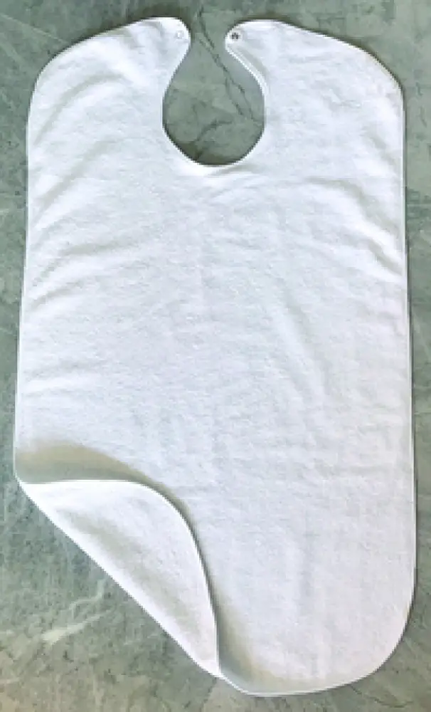 Bavoir éponge avec boucles intirables