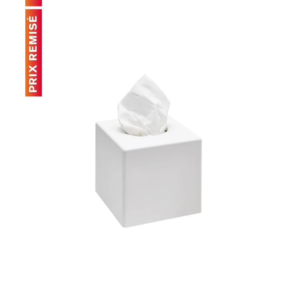Boîte à mouchoirs Sanibox carré - blanc