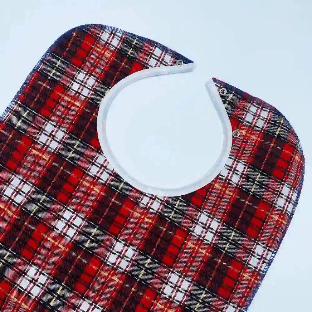 Bavoir imprimé Scott - bleu