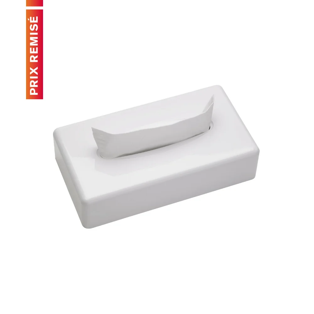 Boîte à mouchoirs Sanibox rectangle - blanc