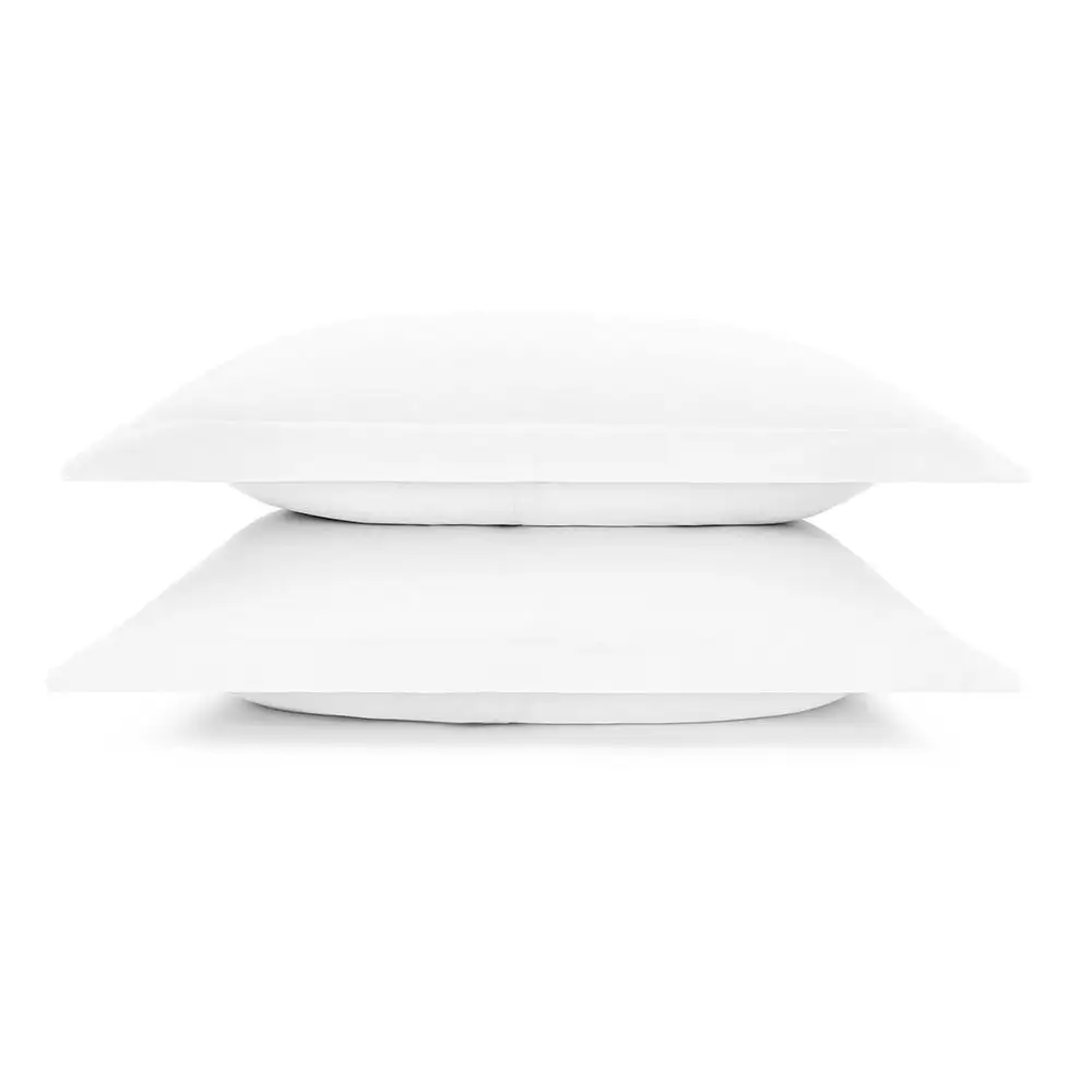 Taie d'oreiller Centium Satin uni en volant piqué