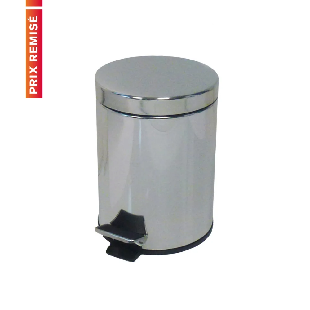 Collecteur à pédale 3L - blanc