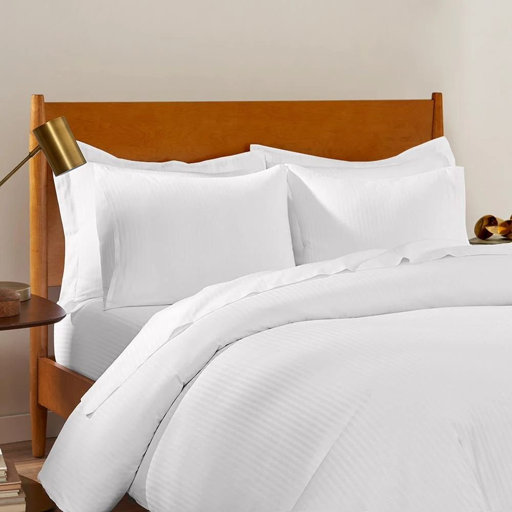 Housse de couette hôtellerie 4MM BLANC
