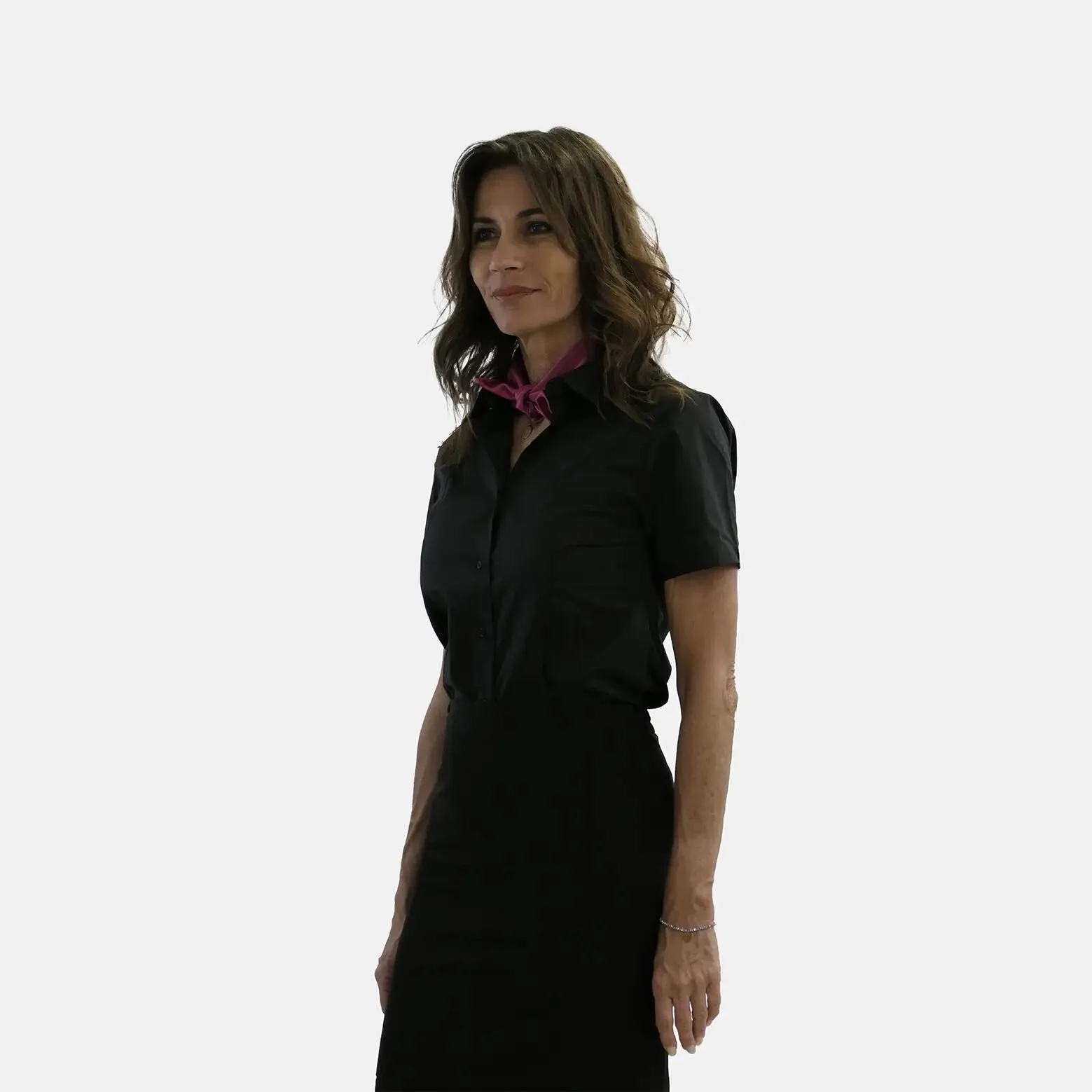 Foulard de travail fuschia dvi