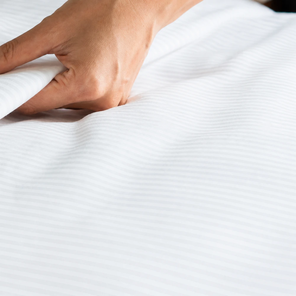 Housse de couette hôtellerie 4MM BLANC
