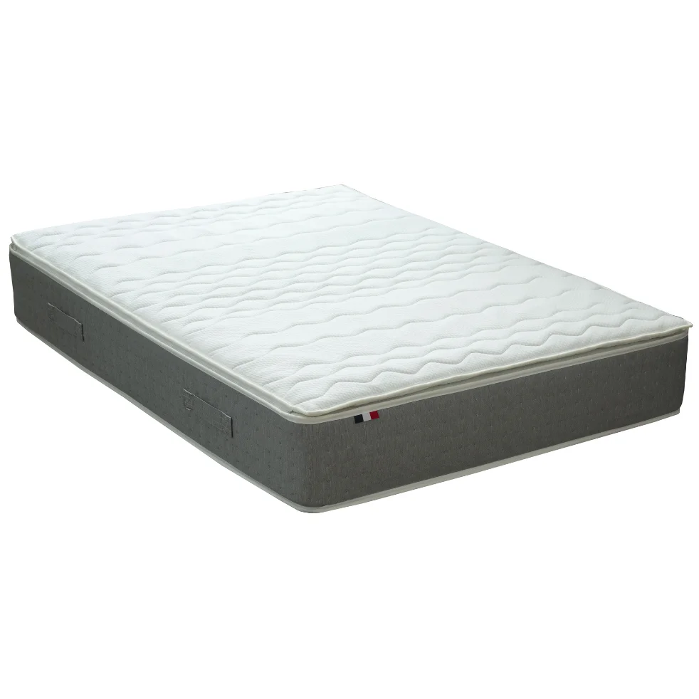 Pack matelas hôtel ressorts + surmatelas zippé IMPERATRICE - 90x200