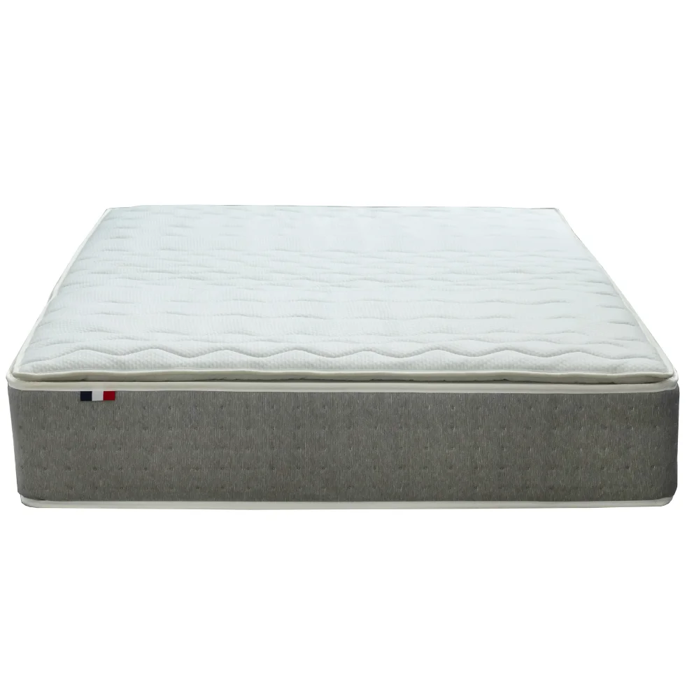 Pack matelas hôtel ressorts + surmatelas zippé IMPERATRICE - 90x200
