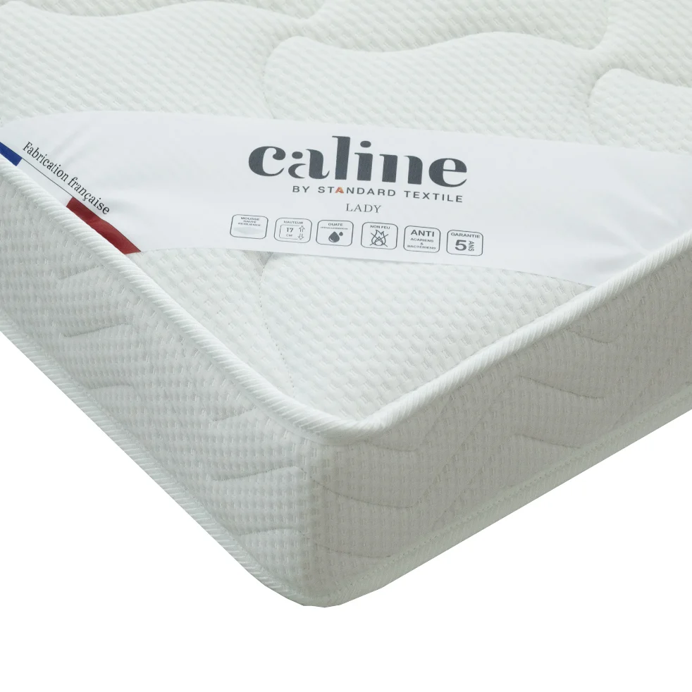 Matelas hôtel mousse LADY liaison glissière - 2x80x200