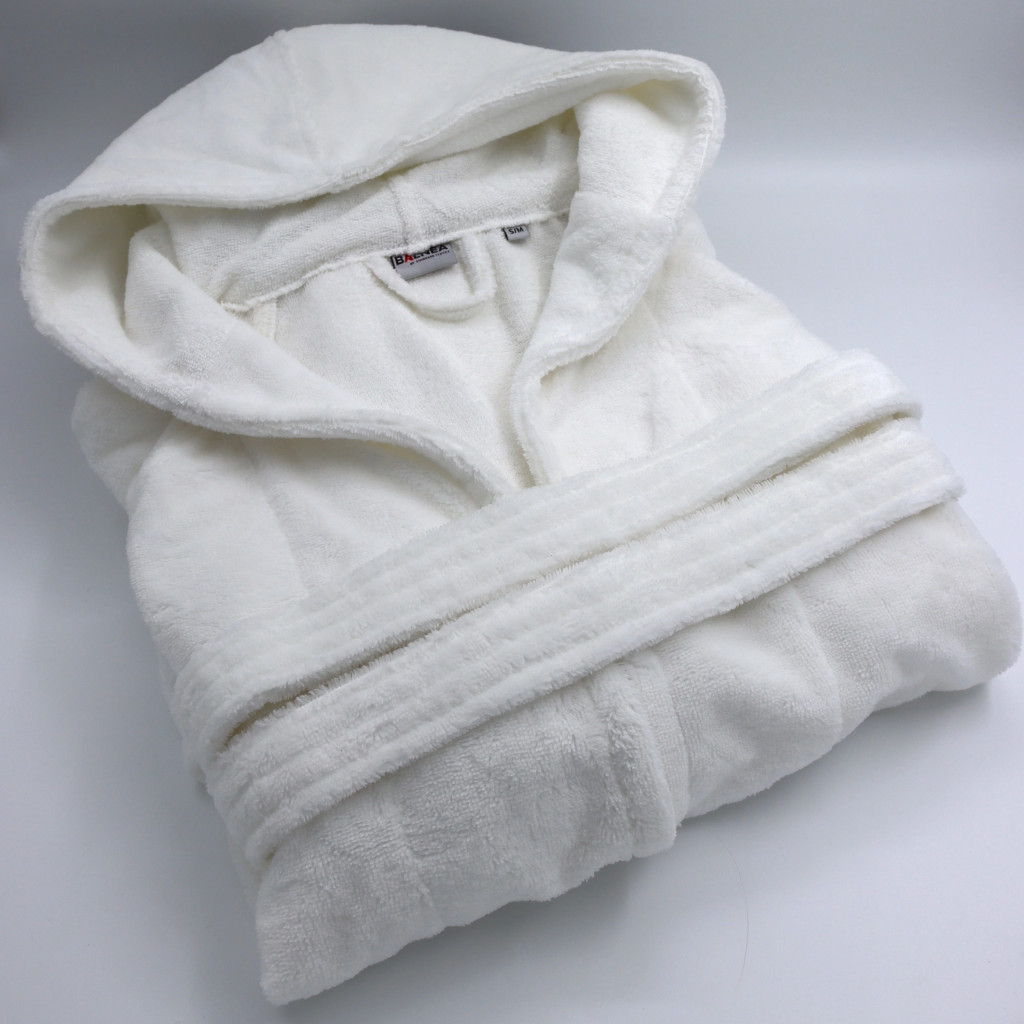 Peignoir hôtel à capuche Leia