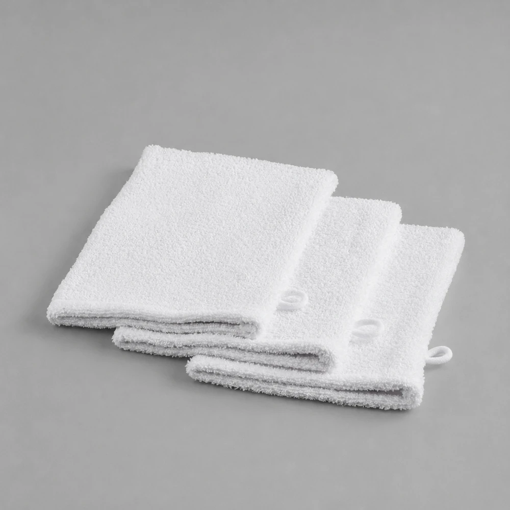 Lot gants de toilette - Luxe 3