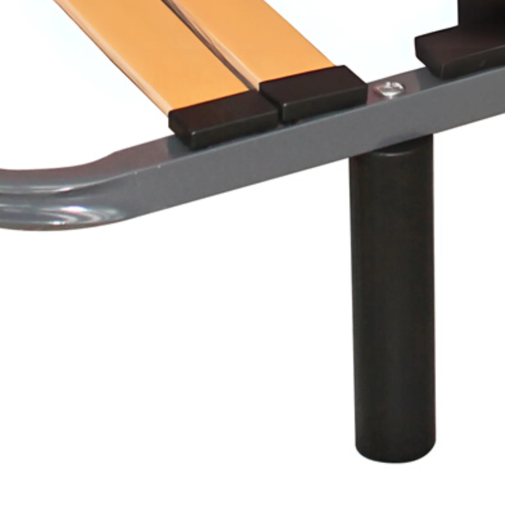 Lot de 4 pieds pour sommier à lattes souples avec cadre métallique