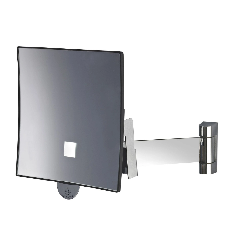 Miroir carré lumineux bras plat Eclips