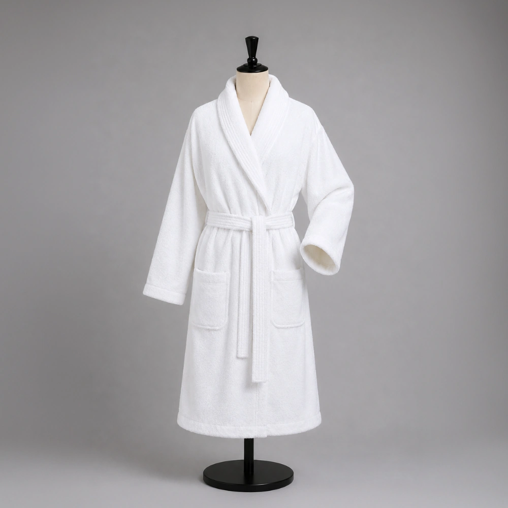 Peignoir clinique châle, boucle intirable - Paola