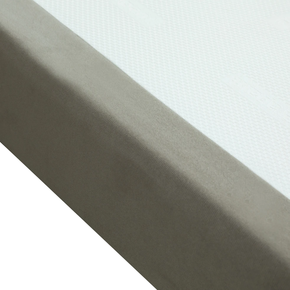 PRINCE Sommier tapissier lattes flexibles velours ACIER