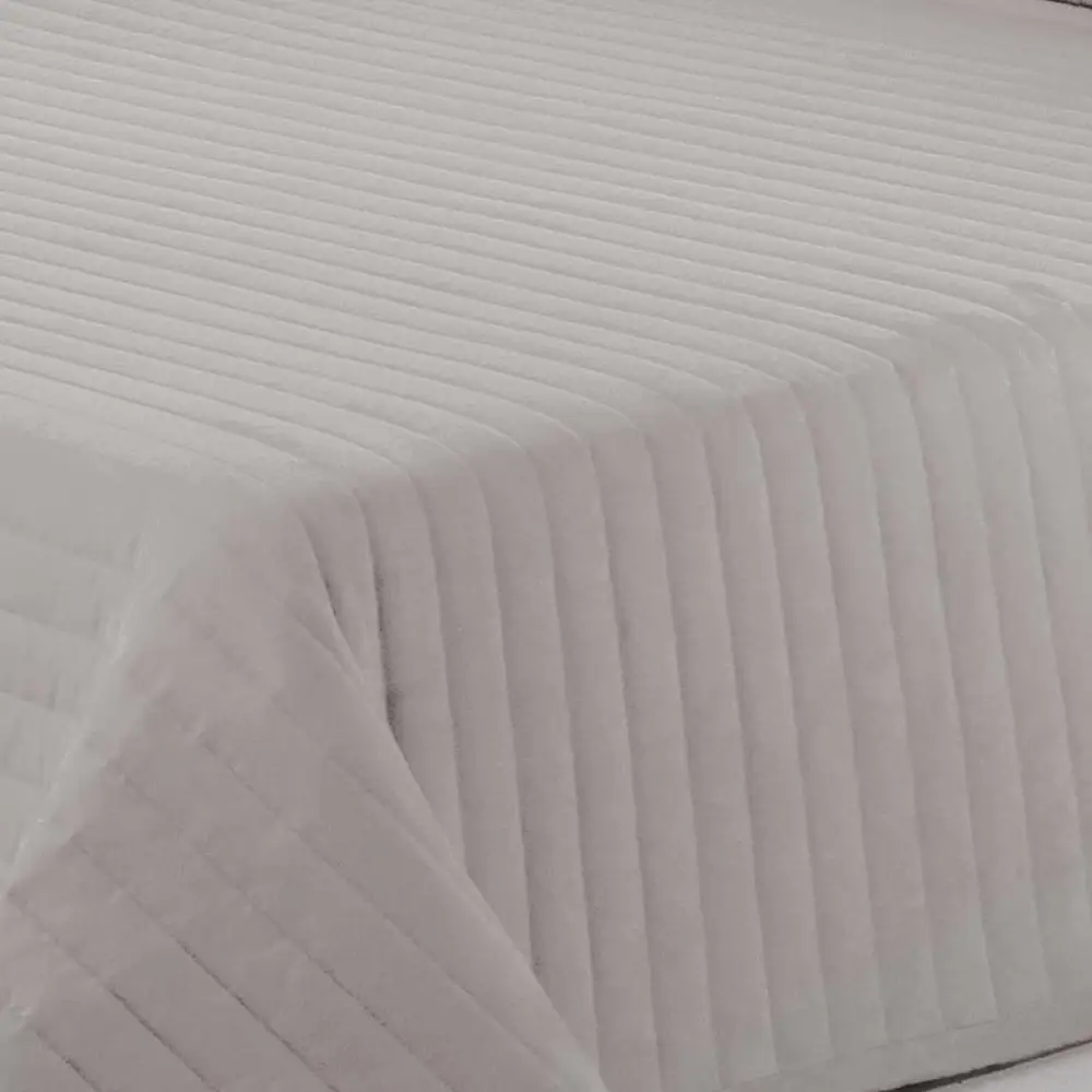 Couvre-lit matelassé Tildou Square - crème