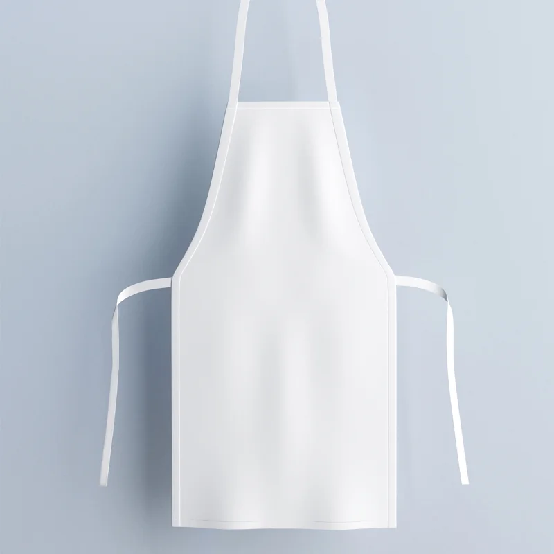 Tablier de cuisine pro Valet blanc sans poche