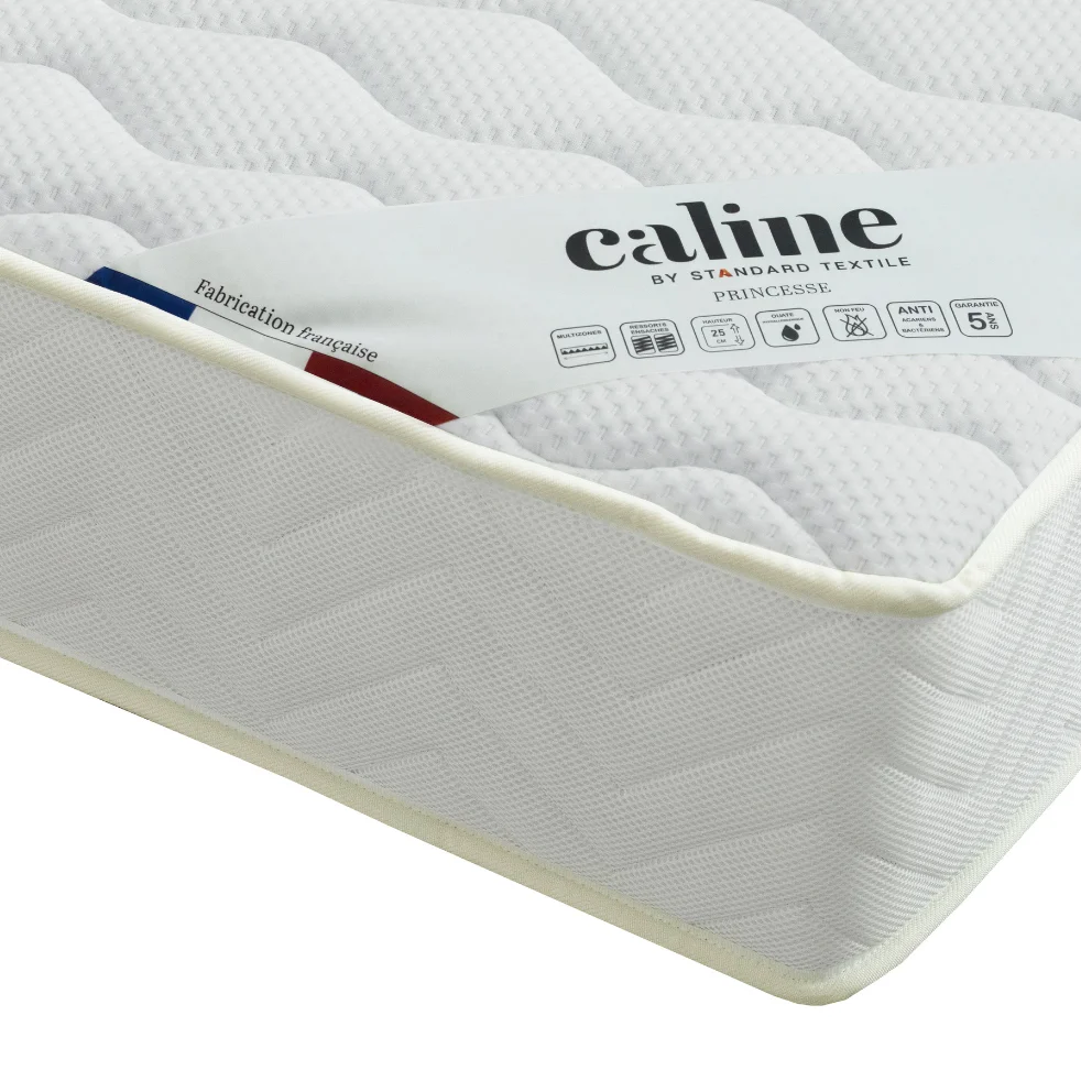matelas hôtel PRINCESSE liaison glissière - 2x80x200