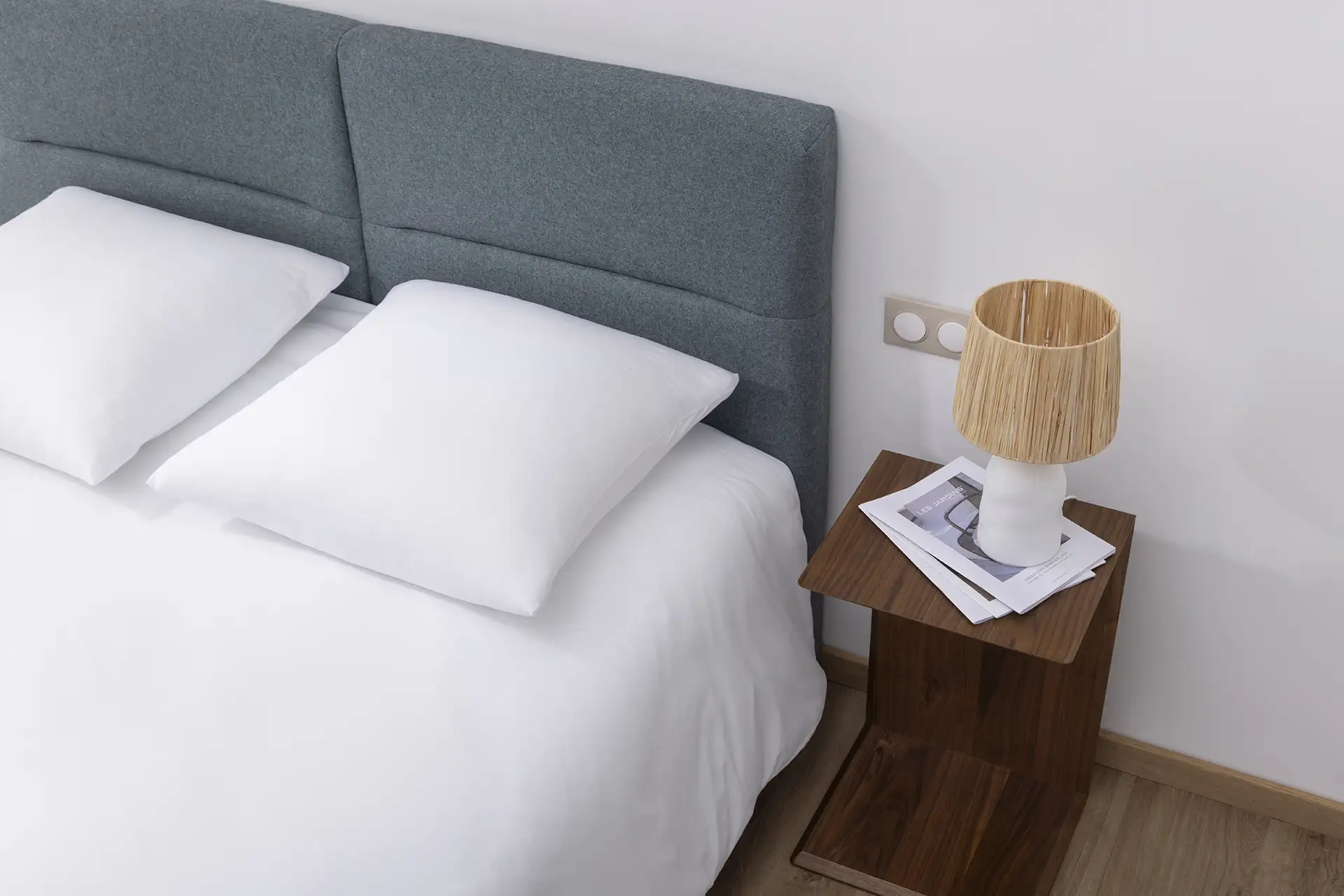 Drap housse jersey - blanc B25