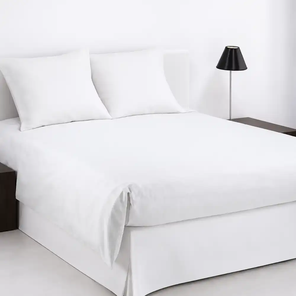 Cache-sommier New en toile - blanc