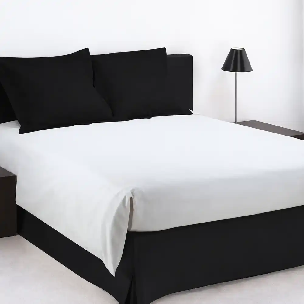Cache-sommier New en toile - blanc