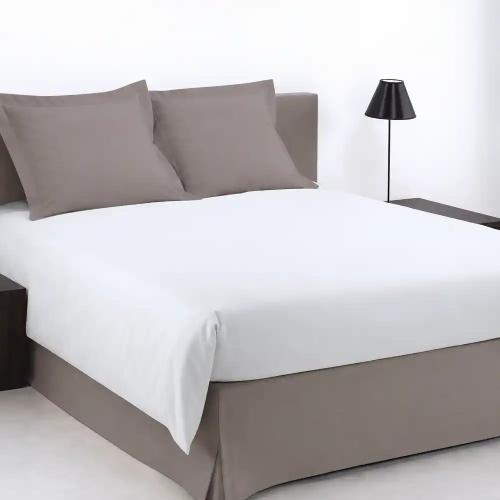 Cache-sommier New en toile - blanc