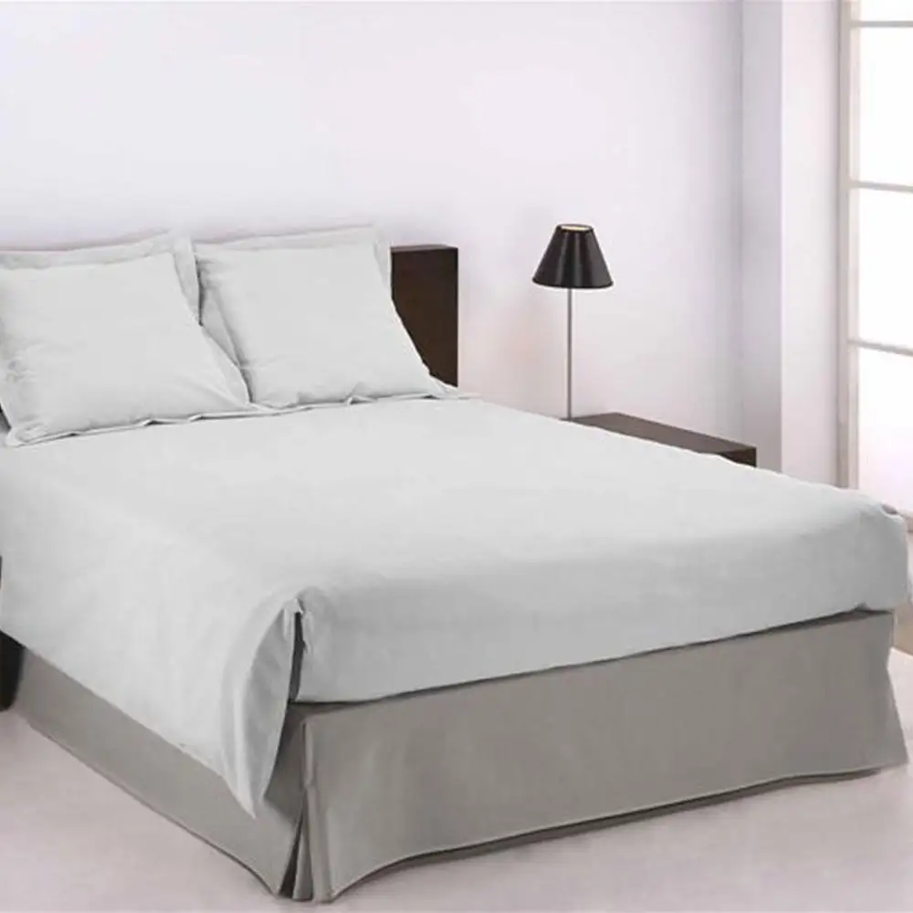 Cache-sommier New en toile - blanc