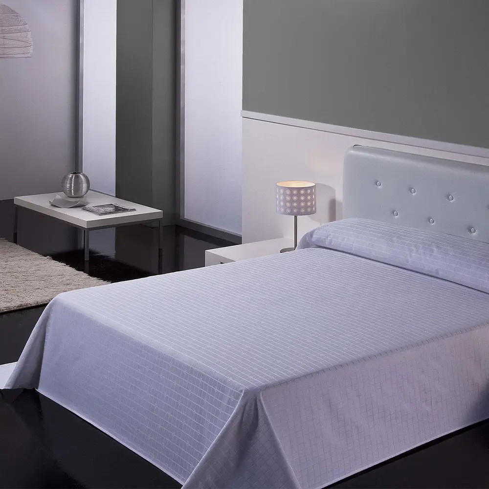 Jeté de lit Babel jacquard - blanc