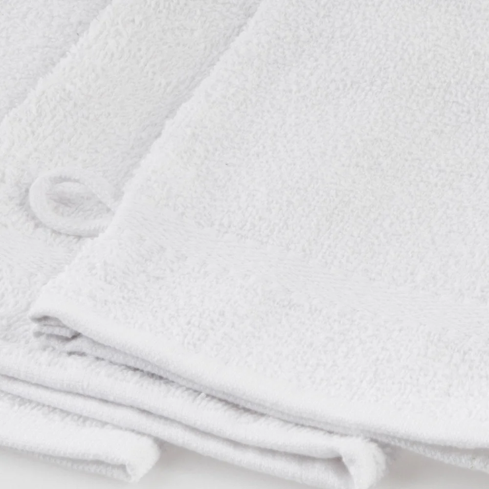 lot gants de toilette GT 360 - Blanc