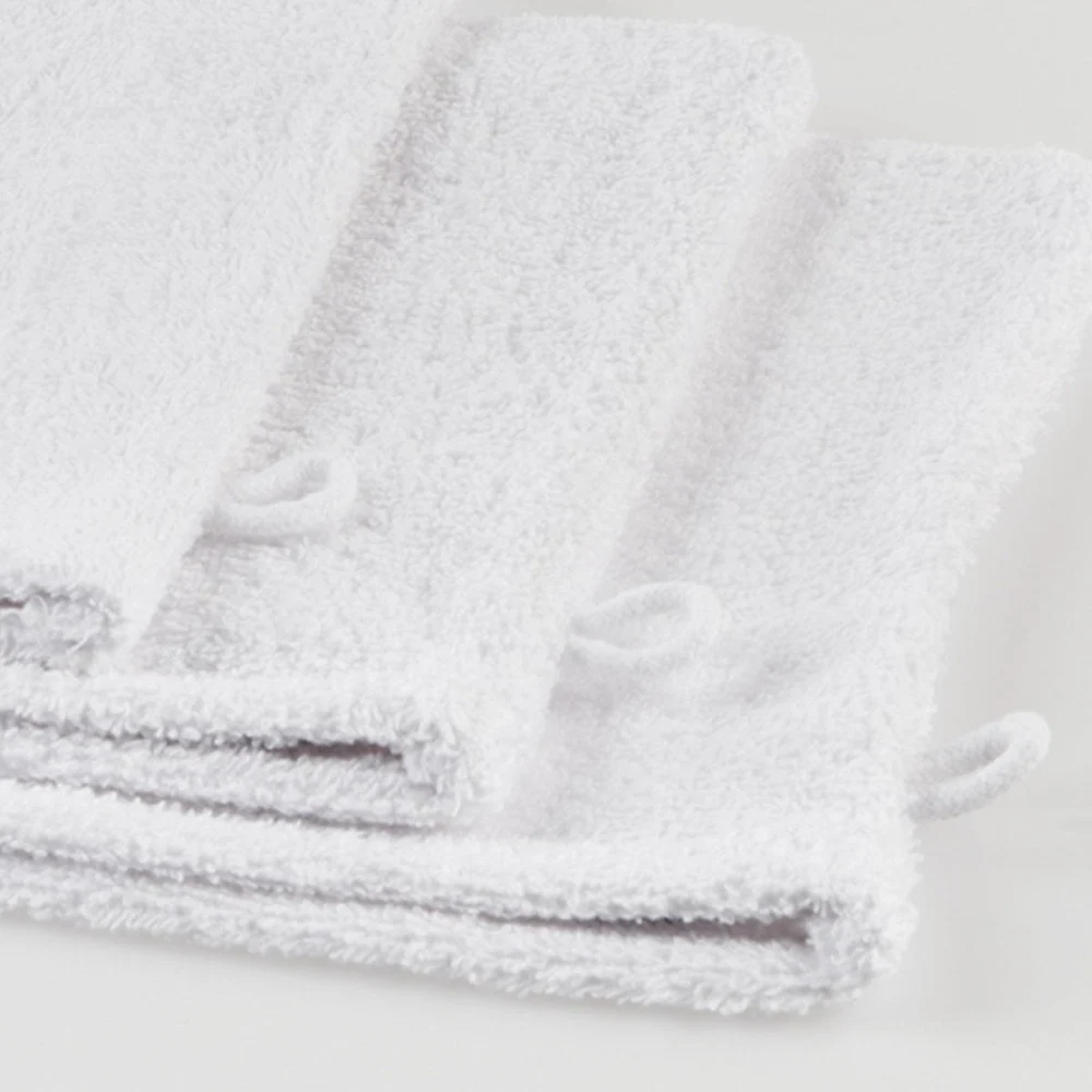 Lot gants de toilette - Luxe 3