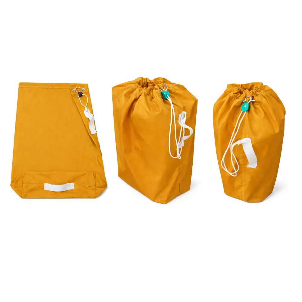 Sac à linge jaune - 140 L