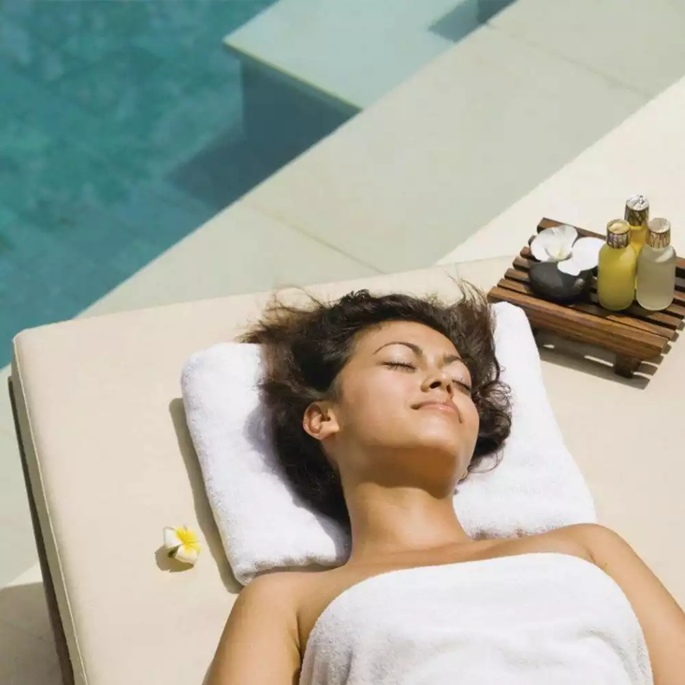 Grand drap de bain Blanc