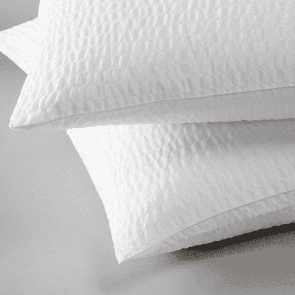 Taie d'oreiller Centium Wave - Blanc